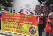 İşten atılan SML Etiket işçileri haykırdı: “Mücadele ederek geleceğimizi kazanabiliriz”