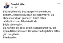 İlâhiyat Dekanı Boğaziçi öğrencilerini tehdit etti