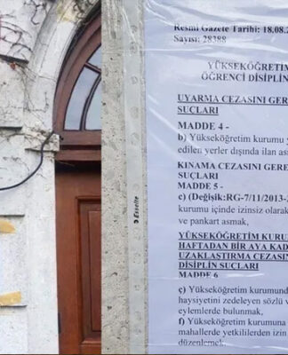 Kayyum Rektörden gözdağı!