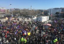 Kadınlar ve LGBTİ+ bireyleri bugün Kadıköy’den haykırıyor: “İstanbul Sözleşmesi’nden vazgeçmiyoruz!”