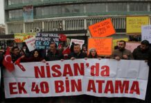 Atanamayan öğretmenler Ankara’da taleplerini haykırdı!
