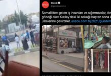 Sözcü’nün kışkırtıcı ifadeler kullandığı Somalililerin işyerlerine saldırı yapıldı