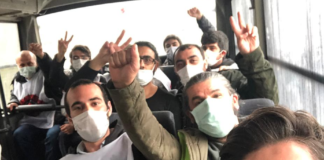 Tuncay Özilhan’ın villasının önünde eylem yapan Migros işçileri, polis tarafından gözaltına alındılar!