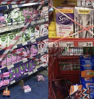 Bu da oldu: Bazı marketlerde ped satışı yasaklandı!