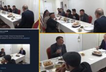 Erdoğan gittiği evde sofrada 1 metre uzakta oturdu, Anadolu Ajansı paylaştığı fotoğrafları sildi
