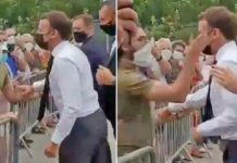 Macron’u tokatlayan kişi hakkında 18 ay hapis cezası istendi