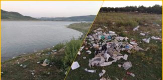 İstanbul’un su kaynaklarından Sazlıdere’nin çevresi çöple doldu