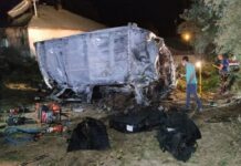 Onlarca mültecinin doldurulduğu minibüs kaza yaptı: 12 ölü, 20 yaralı