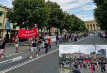 Göteborg’da İsrail işgaline karşı protesto yürüyüşü