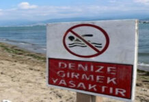 Şile’de denize girmek bugün de yasak!