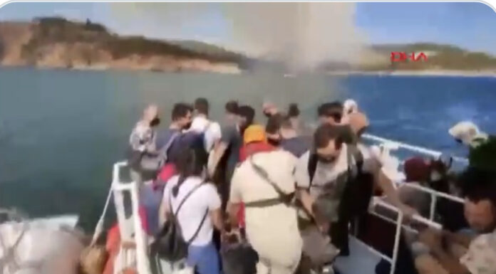 Heybeliada’dan vatandaşlar tahliye ediliyor