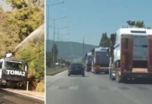TOMA’lar yangın bölgelerine sevk edildi