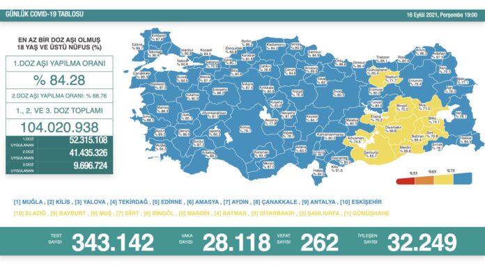 Türkiye’nin koronavirüs tablosu korkutuyor: Son 24 saatte 262 kişi yaşamını yitirdi