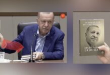 Erdoğan, kitabının Fransızca baskısını İngilizce diye tanıttı