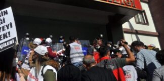 Direnişteki işçiler, Tekirdağ’da polisler tarafından darp edilerek gözaltına alındı!