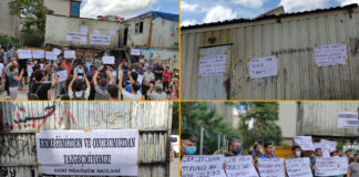 Geri dönüşüm işçileri eylem yaptı: “Yoksullarla değil yoksullukla savaşın”