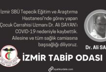 Koronavirüs nedeniyle bir doktor daha yaşamını yitirdi