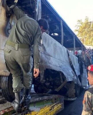 Şam’da askeri araçta patlama