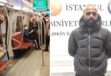 Metroda bir kadına bıçakla saldıran Emrah Yılmaz adliyeye sevk edildi