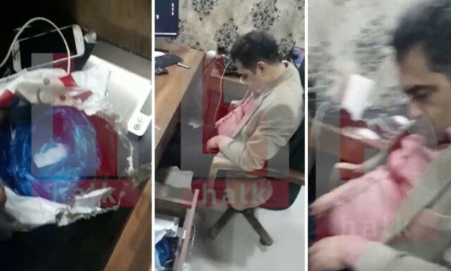AKP’li ilçe başkanının, uyuşturucudan sızıp kaldığı görüntüler ortaya çıktı