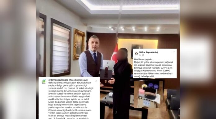 Kaymakam, geçinemediği için ayakkabı boyacılığı yapan kadına boya kutusu hediye etti