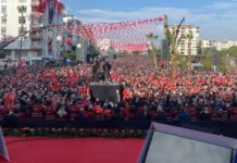 Valilik: CHP’nin Mersin mitingine 21 bin kişi katıldı