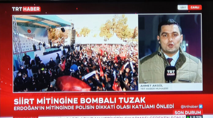 Erdoğan’a miting öncesi suikast girişimi: Bomba 212 kilometre ötede bulundu!