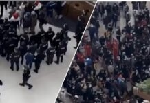 İstanbul Havalimanı’nda mahsur kalan turistler, “Otel istiyoruz” diyerek eyleme başladılar!