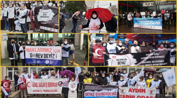 Sağlık emekçileri çok sayıda ilde g(ö)revdeydi!