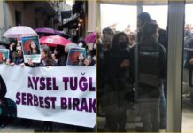 Kadın avukatlar Aysel Tuğluk için çok sayıda şehirde açıklama yaptı: Ankara’da polis müdahale etti