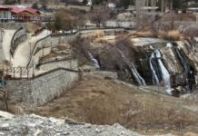 HES’in onarımı için Tortum Şelalesi’nin suyu kesildi