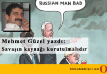 Savaşın kaynağı kurutulmalıdır