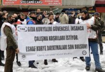 Samsun’da TAB gıda emekçileri basın açıklaması yaptı: “Gıda kuryeleri güvenceli, insanca çalışma koşulları istiyor”
