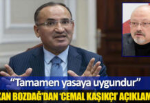 Bekir Bozdağ’dan Cemal Kaşıkçı açıklaması: Yargılamanın Suudi Arabistan’a nakledilmesi yasaya uygun
