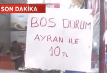 Giderek artan ekonomik krizde gelinen nokta: İçi boş dürüm!