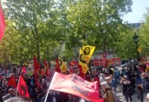 Paris’te 1 Mayıs