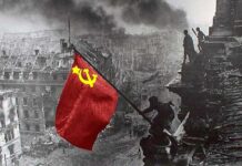 Faşizmden kurtuluşun yıldönümü 8 Mayıs’ta Berlin’de orak çekiçli bayraklar yasaklandı