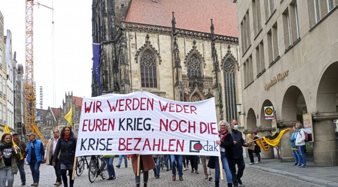 Münster’de 1 Mayıs Birlik, Mücadele ve Dayanışma Günü kutlandı