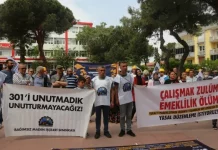 Soma maden işçileri katliamının yıldönümünde anıldı