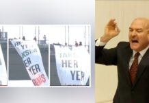 TİP’li milletvekilleri köprüye Gezi pankartı astı, Süleyman Soylu milletvekillerini hedef aldı!