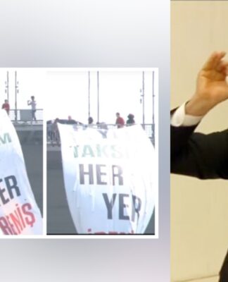 TİP’li milletvekilleri köprüye Gezi pankartı astı, Süleyman Soylu milletvekillerini hedef aldı!