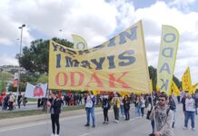 İstanbul Maltepe’de düzenlenen 1 Mayıs’ta on binler buluştu