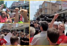 Direnen EnerjiSA işçileri Sabancı önünde ters kelepçeyle gözaltına alındı!
