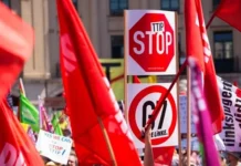 G7 grubunun toplantısı öncesi Münih’te protesto eylemi