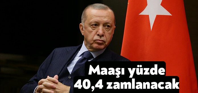 Emekçiye üç kuruş zam reva görülürken, Erdoğan kendi maaşına yüzde 40 zam yaptı!
