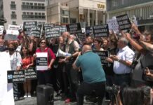 ‘Sansür” yasasına tepki gösteren basın meslek örgütleri Ankara’da da eylem yaptı