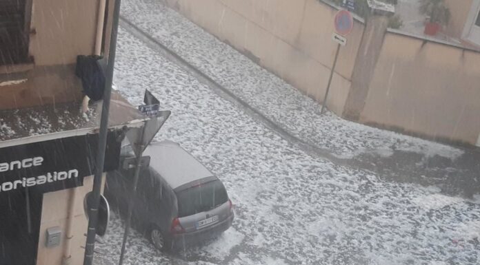 Şiddetli fırtına, yağmur ve dolu yağışı Fransa’da etkili oldu