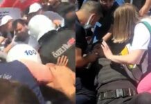 Katledilen arkadaşları için iş bırakan doktorlara polis saldırdı, saldırı esnasında fenalaşan polise yine o doktorlar müdahale etti!