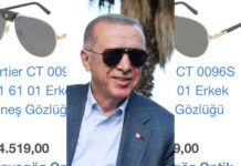 Erdoğan’ın taktığı 55 bin liralık gözlük, sosyal medyada gündem oldu