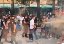 Ankara’da polis, öğretmenlere saldırdı!